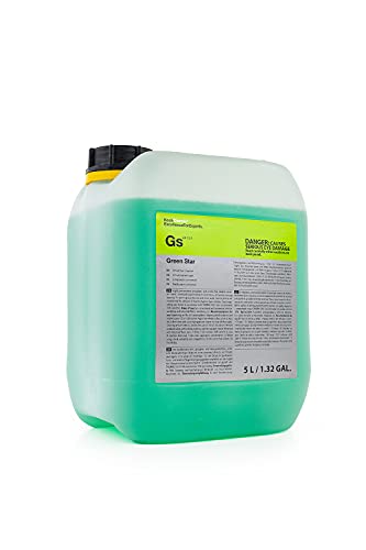 Koch-Chemie Green Star|5Ltr|All Purpose Cleaner|Alkaline|For Vehicle Detailing|For Interior and Exterior Use|Multipurpose|Floor Cleaner|Ceramic Coating Maintenance|Since 1968