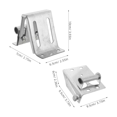 Bisagras para puertas de garaje EXCEART que eliminan ruidos en metal exterior 3