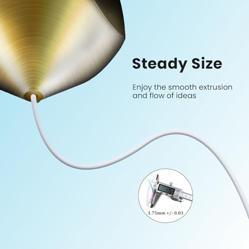 Image of PLA Filament 1.75mm Clear 1KG Perfectly Wound Accuracy + /-0.02mm Transparent PLA Basic 3D Printer Filament