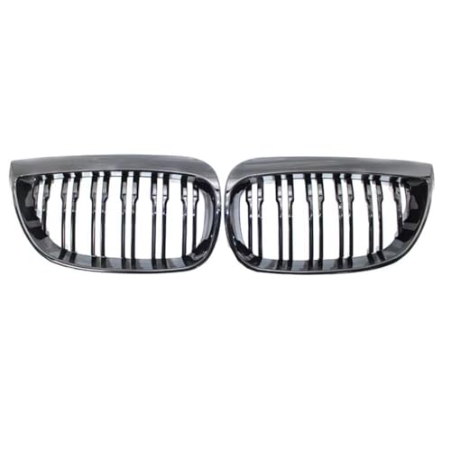 Calandre de course noir brillant double lattes pour E82 E88 128i 130i 135i 2004-2007