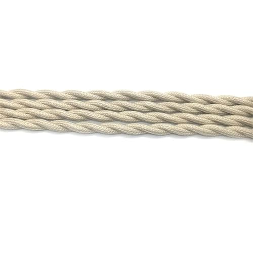 Cables flexibles de tela 2x0,75 mm para lámparas de techo suspendidas y proyectos DIY