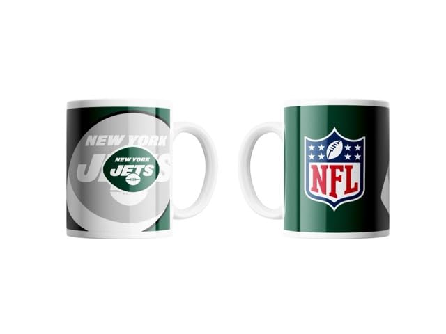 Tasse à café New York Jets NFL 330ml bol déjeuner sport américain
