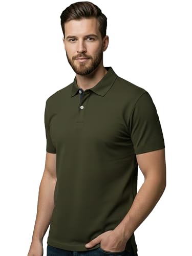 Image of XENOVAURBAN Dry Fit Polo t Shirt for Man | Regular Fit | Quick Dry Mars Fabric Polo T-Shirt with Collar for Men