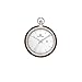 Produktbild KingCorey Herrentaschenuhr mit Kette, Klassische Vintage Quarzanhänger-Tasche für Männer - römische Ziffern Herrentaschenuhr als Retro-Geschenke für Vatertag/Geburtstag/Jahrestag(Schwarze Walnuss)