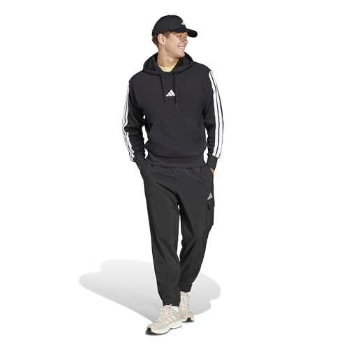 adidas Men's Essentials 3-Stripes French Terry Hoodie2