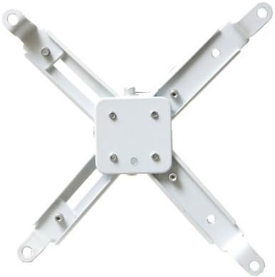 VideoSecu Tilt and Swivel Projector Ceiling Mount - White 3CA