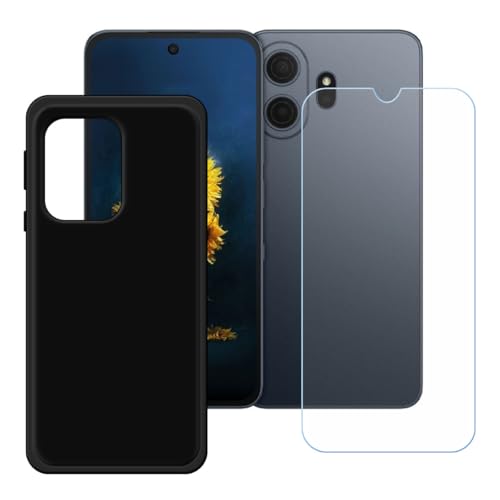 BMPNLSZ �K�p TCL NxtPaper 70 Pro�p+[�p�b�N]HD�����K���X�ėp�u���b�N�P�[�X�A�V���J�Q���P�[�XTPU�o���p�[�ی�o�b�N�P�[�X-TCL NxtPaper 70 Pro�p�X�N���C�u�h�~�ی��(6,9")
