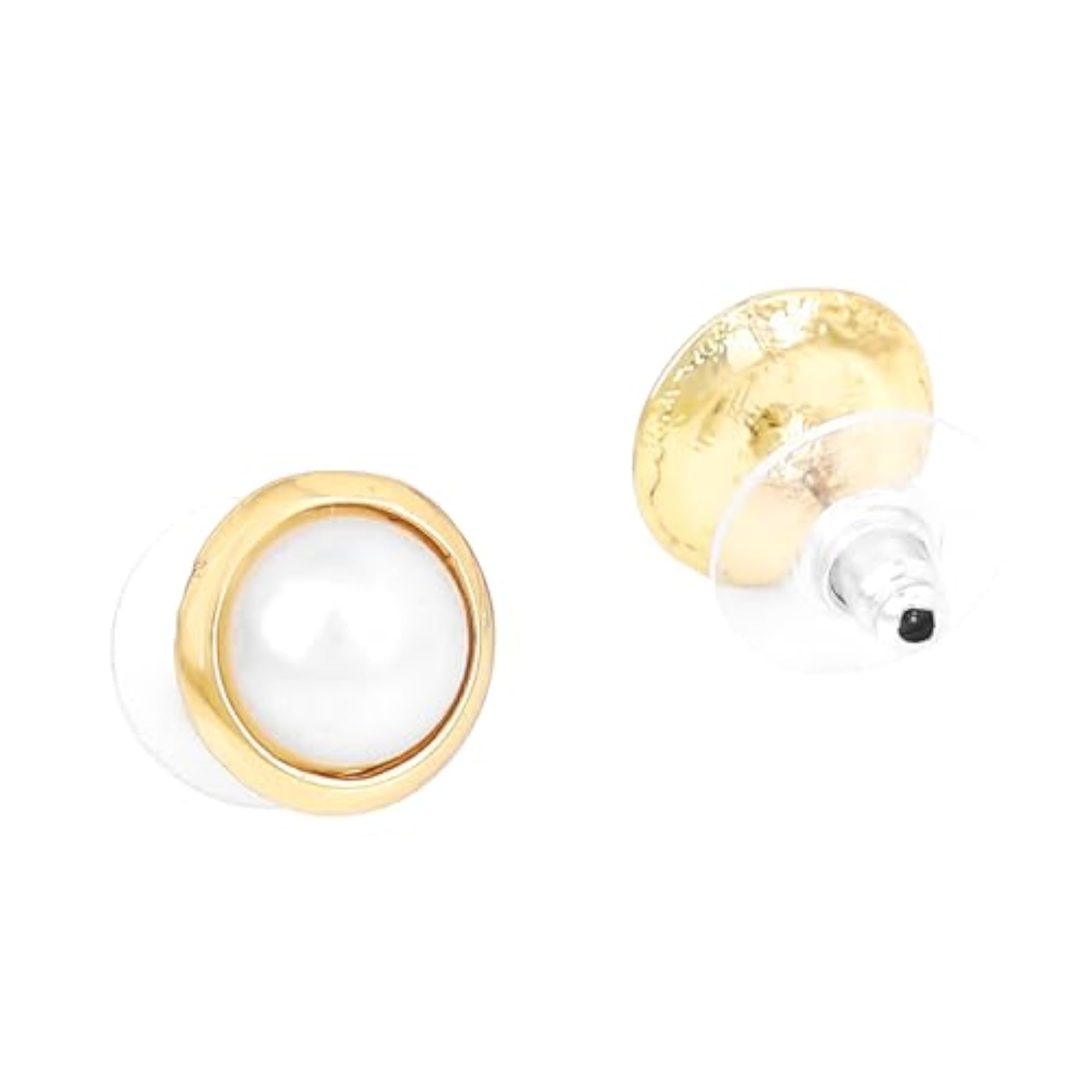 Small Pearl Stud Earrings for Men and Women