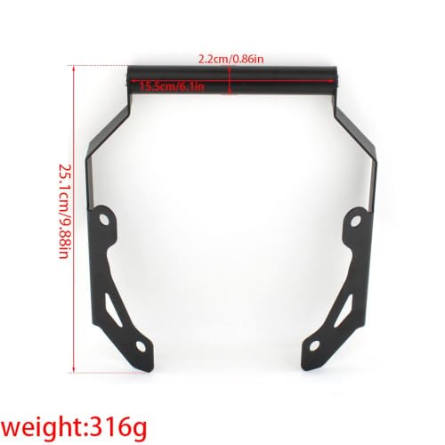 Soporte de moto de hierro con barra extensible de alta estabilidad 2