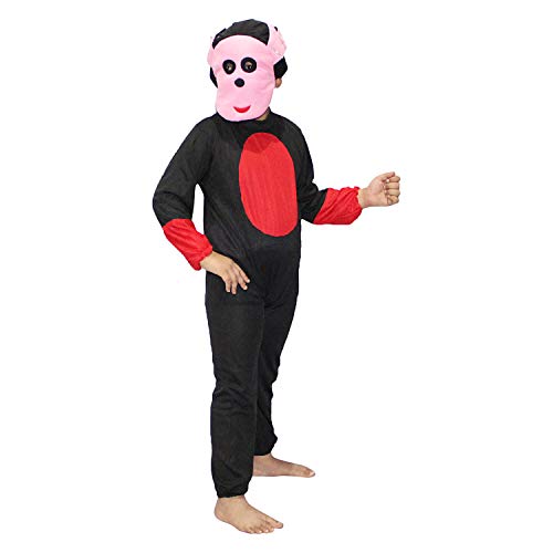 Image of Kaku Fancy Dresses Polyester Cartoon Costume -Black, 3-4 Years, For Boys & Girls