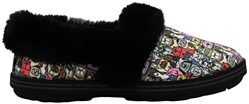 Skechers Skechers Women's Bobs Too Cozy- Snuggle Rovers Slipper Black/Multi 8.5