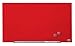 Produktbild Nobo Glas Magnet-Whiteboard mit herausnehmbarem Stiftehalter, 680 x 380 mm, InvisaMount Befestigungssystem, Impression Pro, Rot, 1905183