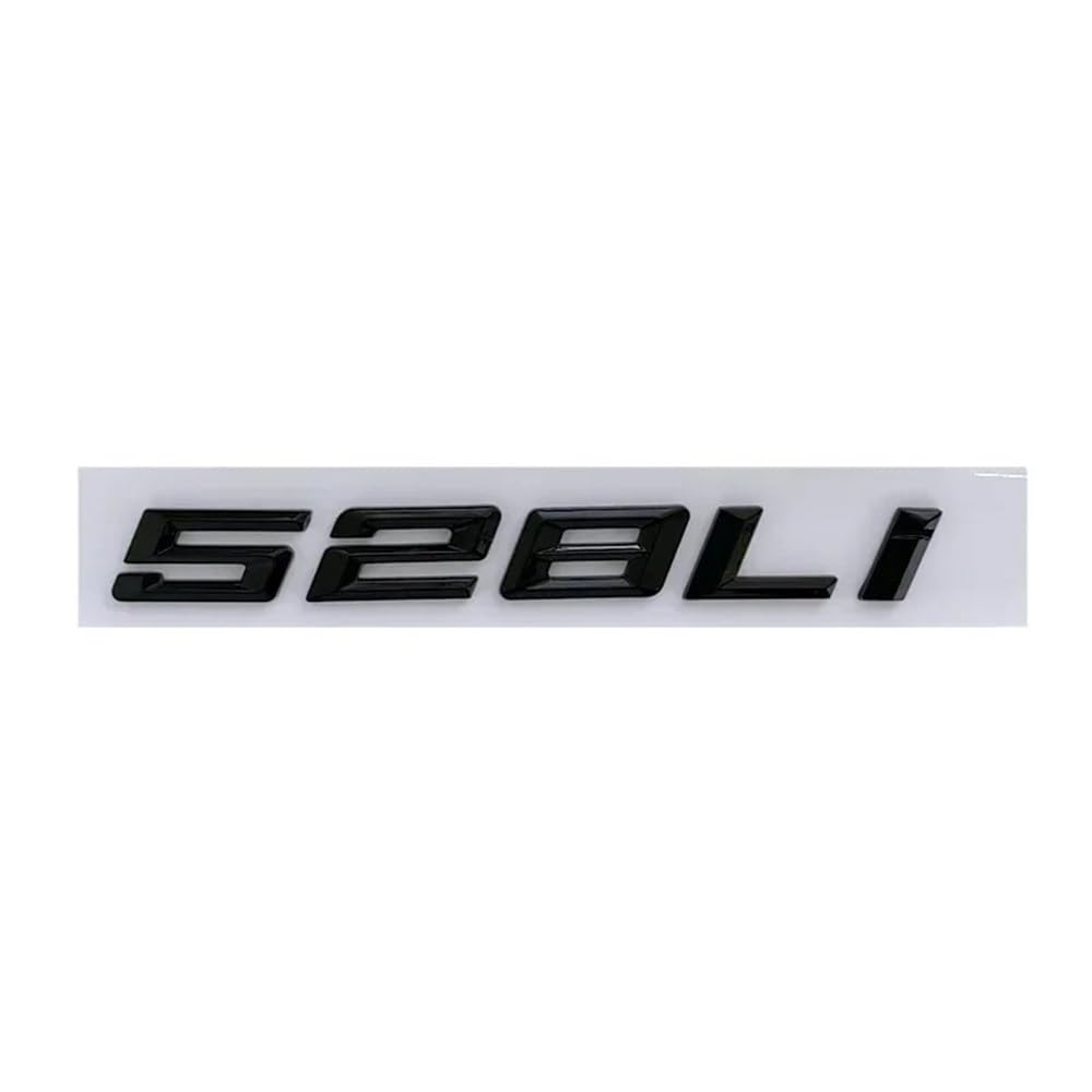 YTQMoreBNZ YYDStes ABS Car Sticker Trunk Emblem Badge Fender Side Decals Compatible With BMW 520Li 528Li 530Li 730Li 740Li 750Li