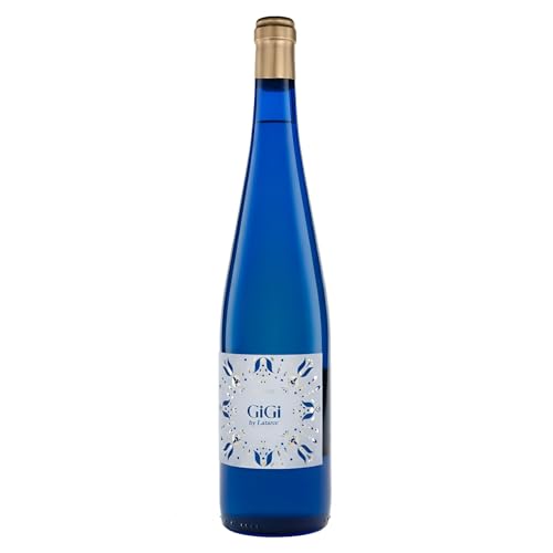 GiGi by Latarce | Vino Blanco 100% Malvasía Castellana | Botella Cielo de 75cl | Ideal para Regalo