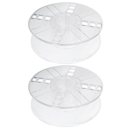 Bobines creuses en plastique PS lot de 2 pièces, enrouleur de filament pour imprimante 3D