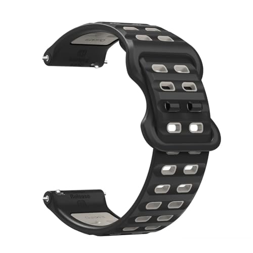 [�����ȓX] 22MM���j�o�[�T�����E���_�u���u���X�g�V���R���X�g���b�v�A�ɓK��Huawei Watch GT6/GT6Pro GT5 GT4 GT3 46mm�����X�g���b�v�ɓK���Ă��܂��B(Black Grey)