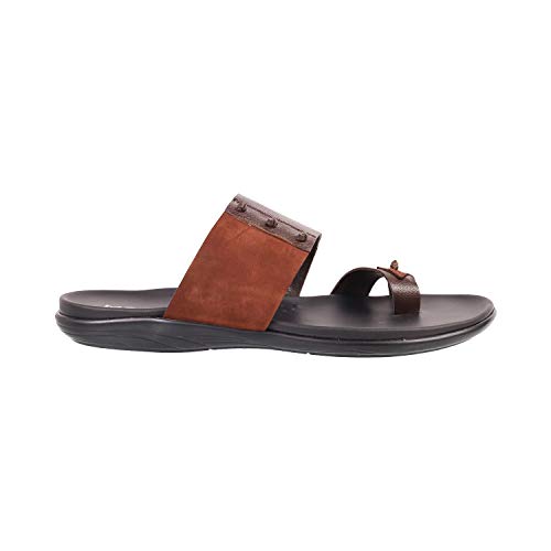 Image of Mochi Mens Leather Slippers