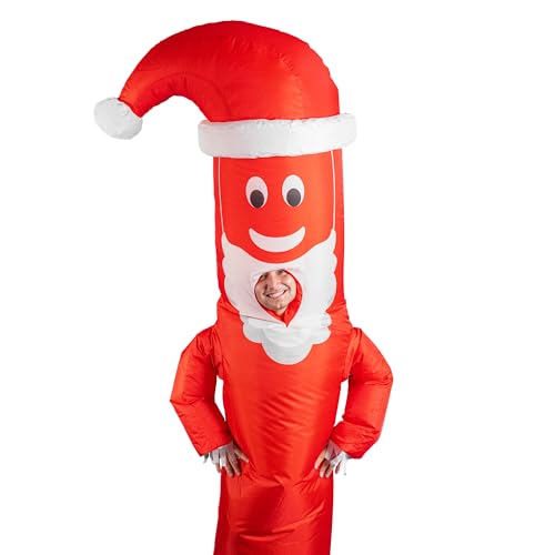 Image of LookOurWay Inflatable Tube Man Costume - Wacky Wavy Arm Guy Funny Inflatable Halloween Costume