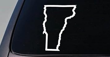 EZ-STIK Vermont State 6" Sticker Decal Car Truck Window College Football BasketballC766