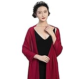 SlenyuBridal Women's Long Chiffon Shawl Scarf Accessory for Prom Evening Beach Wrap