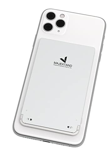 Majextand-M Phone/Tablet Stand | Thinnest Rotatable Switchable Ergonomic Stand | Switch in 1 Second, up to 12-cm Height, 30 Height and Angle Settings | US Patented