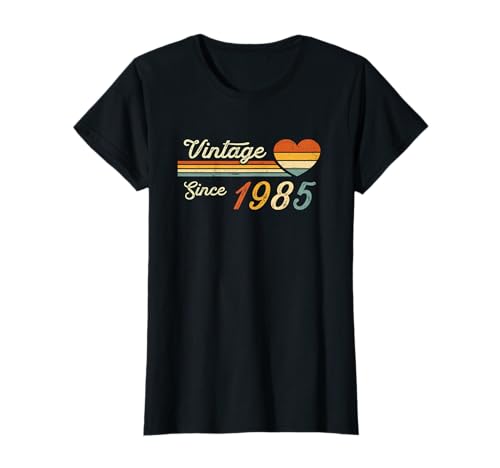 Vintage Born in 1985 Birthday Ladies T-Shirt
