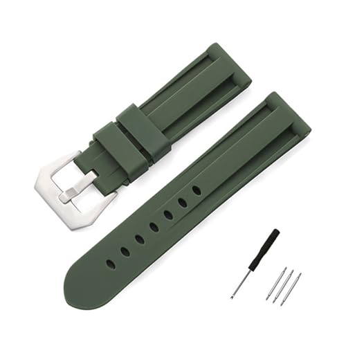 Bracelet Caoutchouc 22mm étanche et souple pour PAM441 Homme