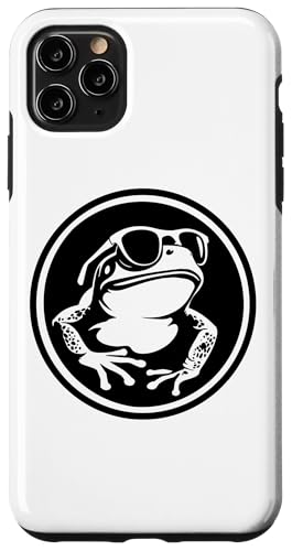 Cute Girls Boys Whimsical Sunglasses Meme Bullfrog Frog Logo �X�}�z�P�[�X iPhone 11 Pro Max �p