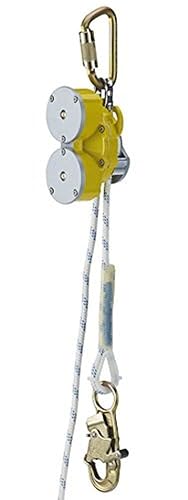 3M DBI/SALA Rollgliss 3325100 Unidad de escape, incluye 2 mosquetones, eslinga de anclaje de 4 pies, bolsa de cuerda, 100 pies