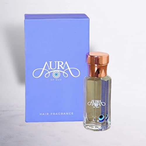 Aura Of Oud, Hair Fragrance, Pure And Feminine Amira Scent, 100% Pure, Alcohol-Free Perfume For Women, Jasmine And Amber Oil Top Notes - Light Oud (Wood) Scent #TOP6