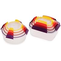 16-Piece Joseph Joseph Nest Lock Plastic Food Storage Container Set w/ Lids