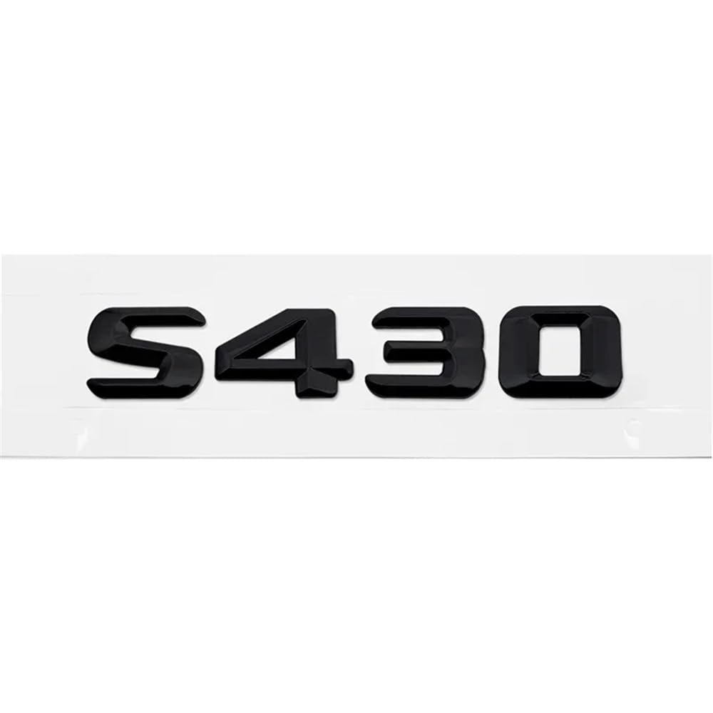 YTQMoreBNZ YYDStes Car Rear Emblem Sticker Trunk Tail Badge Decal Compatible With Mercedes Benz S400 S420 S430 S450 S500 S550 S600 S650