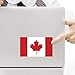 2-Pack Canada Flag Decal Stickers | Official Flag of Canada Stickers | 5-Inches by 3-Inches | Premium Quality Vinyl | PD400