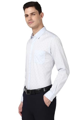 Image of Peter England Men's Cotton Print Slim Fit Shirt