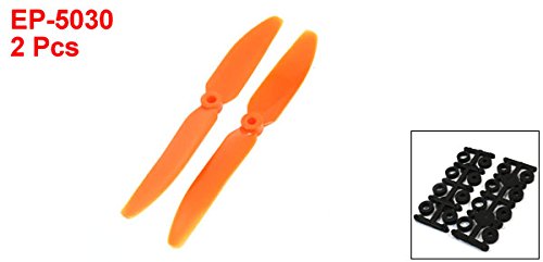 8pcs HQProp 5.5X3.5X3 5035 5 Inch 3-Blade Propellers Set (4X CW / 4X CCW) Poly Carbonate (Green)