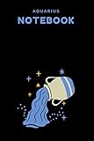 Photo Gallery aquarius notebook - 6x9 lined journal: aquarius notebook - a perfect gift for aquarians Photo Gallery aquarius notebook - 6x9 lined journal: aquarius notebook - a perfect gift for aquarians