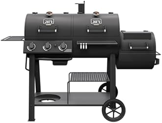Oklahoma Joe's Canyon Combo Charcoal and Gas Smoker & Grill, Black - 24203004