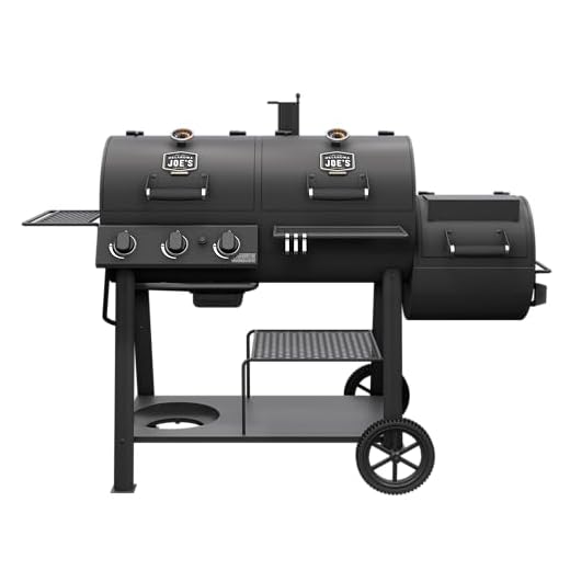 Oklahoma Joe's Canyon Combo Charcoal and Gas Smoker & Grill, Black - 24203004