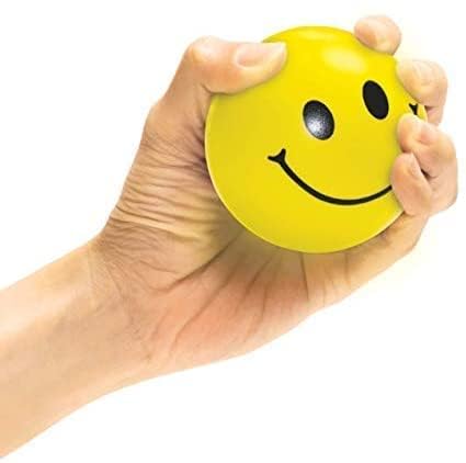 Image of GIRLYZ Attire Cricket Ball Light Weight | Made for Cricket Training | Tennis Training, (Smiley Ball (Pack of 3 Ball))