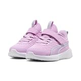 PUMA Scarpe da Running Flyer 4 per Bimbi ai Primi Passi 25, Mauve Glow Aqua White Pink Blue
