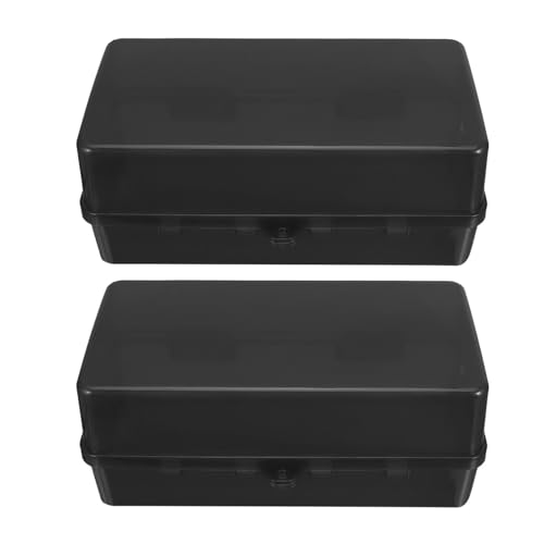 Caja eléctrica exterior con cubierta con cerradura impermeable para conexiones de cables x2