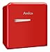 Produktbild Amica KBR 331 100 R Retro Kühlbox / Chili Red (Rot) / 51cm (H) x 44cm (B) x 51cm (T) / Retro-Design / Mini-Kühlschrank