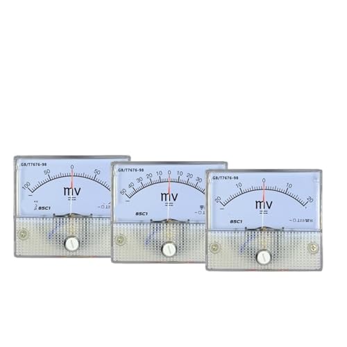 Millivoltmètre CC ±50mV 85C1 à aiguille pour mesure de tension