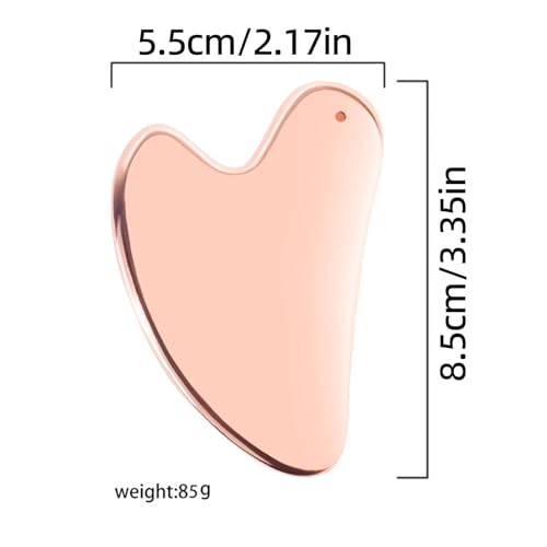 5 Pcs Gua Sha em aço inoxidável | Ferramenta de escultura facial e massageador facial | Raspador de
