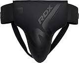 RDX Boxing Groin Protector- Premium Real Maya Hide Leather Boxing Cup for Men, Sparring Gear, Martial Arts Protective Equipment, Groin Protector Boxing, MMA Groin Cup Protector for Training & Fighting