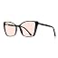 Black Frame Light Rose Lens
