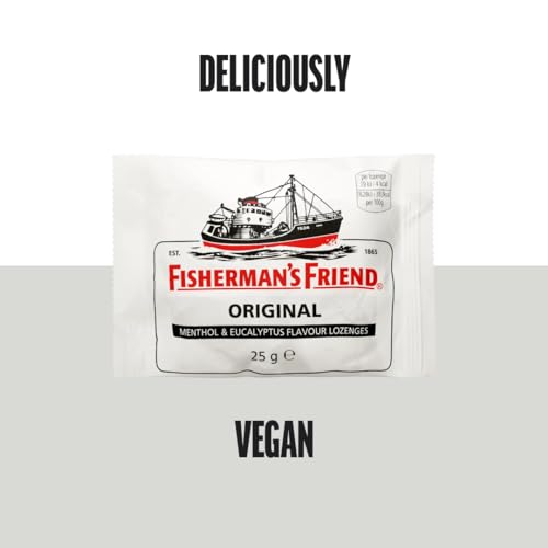 Original Extra Strong Menthol & Eucalyptus Lozenges, Pack of 8 (25 g)