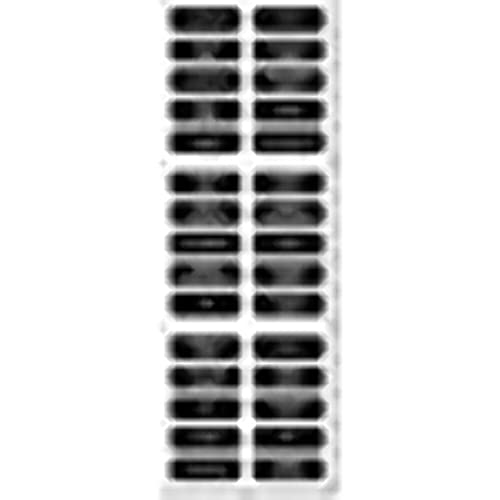 Blue Sea 8030-BSS Kit d'étiquettes DC Panel Basic 10EA pour distribution