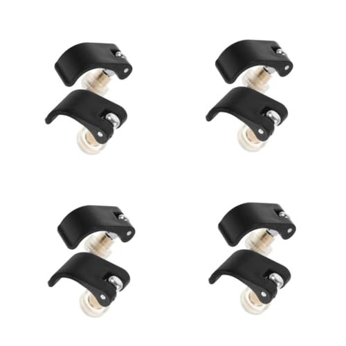BESPORTBLE 4 Juegos Accesorios De Alpenstock Hebilla De Bastón Accesorios para Caminar Bloqueo De Bastón para Senderismo. Clip De Sujeción para Bastón De Senderismo Nylon Black 2 Piezas * 4