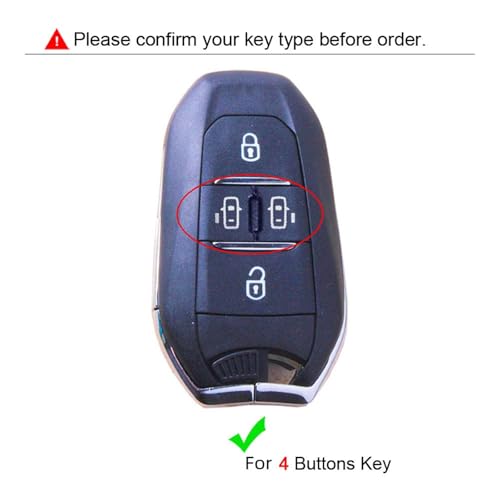 Funda de llave control remoto para coche Citroen Dispatch Spacetourer 2